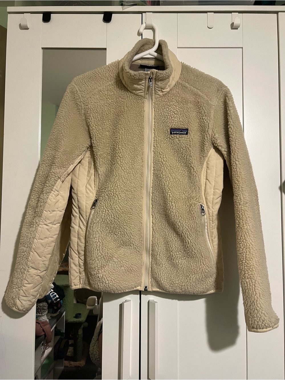 Patagonia Cream - Deep Pile Sherpa Fleece Jacket